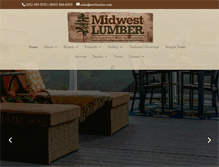 Tablet Screenshot of midwestlumberinc.com